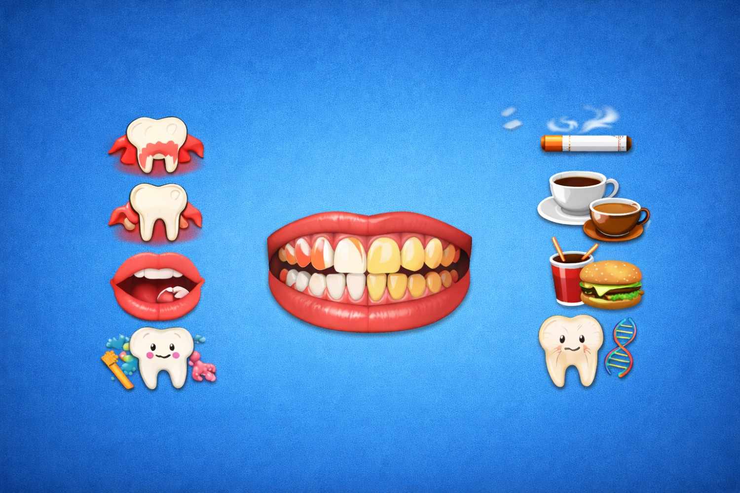 Causes of Yellow Teeth